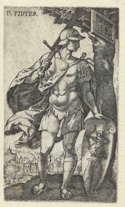 Jupiter IVpidter (titel på objekt) Gods Sitting on the Seven Planets (serietitel) af Monogrammist IB