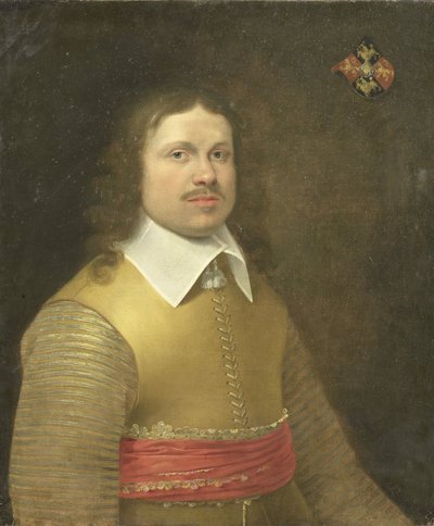 Portræt af Herman van der Hem van Nederstein (død 1671) af Monogrammist IVA