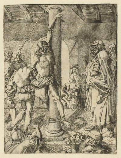 Sankt Sebastians martyrium af Monogrammist LH (Nederlanden)