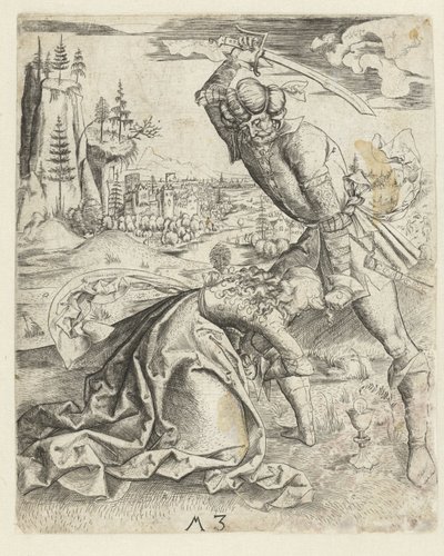 Sankt Barbaras martyrium af Monogrammist MZ