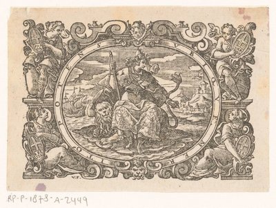 By Jomfru af Venedig af Monogrammist VF (graveur)