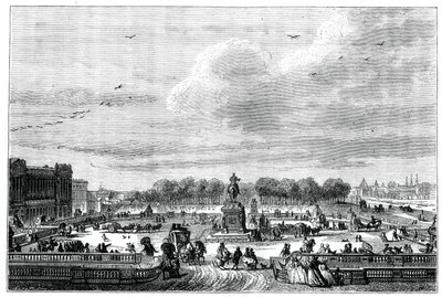Haverne i et fransk palads af kong Louis XV, 1763 1885. af Moreau