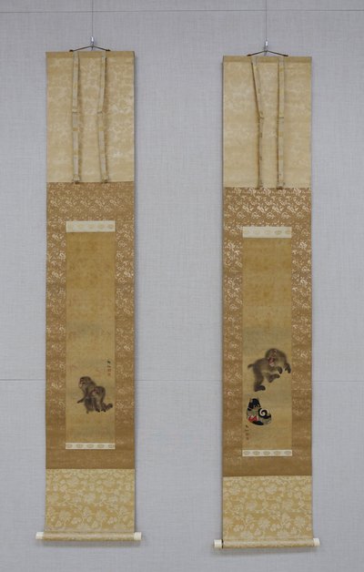 Monkeys at Play, slutningen af det 18. århundrede - før 1807. af Mori Sosen