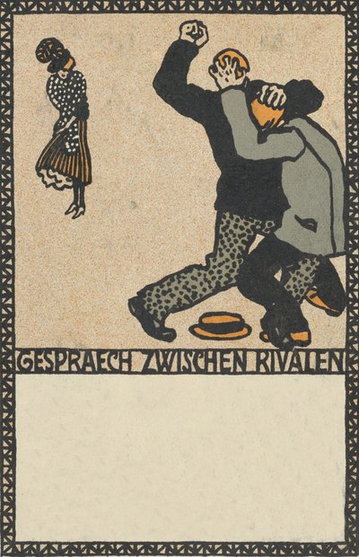 Samtale mellem rivaler Samtale mellem rivaler, 1907. af Moritz Jung