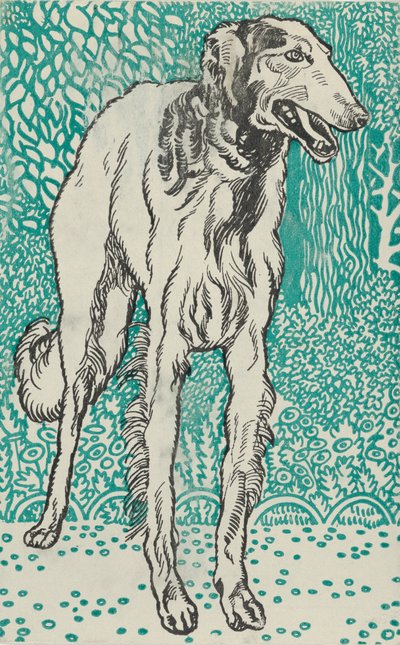 Greyhound, 1912. af Moritz Jung