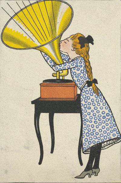Åh Caruso! , 1911. af Moritz Jung