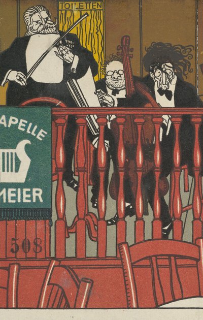 Salonorkester Meier, 1911. af Moritz Jung