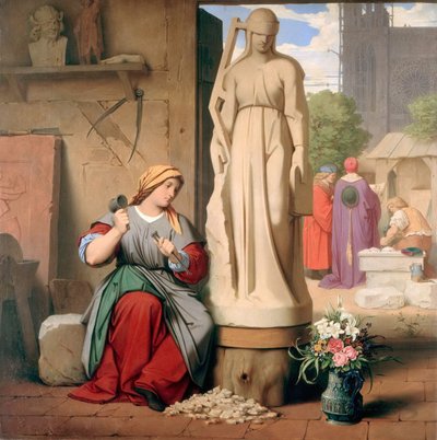Sabina von Steinbach, 1844. af Moritz Ludwig von Schwind