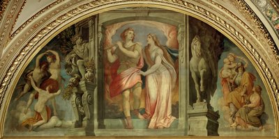 Lunette i foyeren til Wiens statsopera af Moritz Ludwig von Schwind