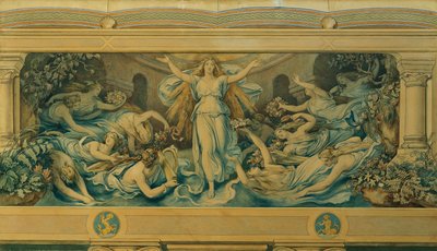 Den smukke Melusine: V. Helligdommen af Moritz Ludwig von Schwind