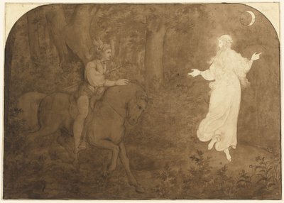 Tilsyneladende i skoven af Moritz Ludwig von Schwind