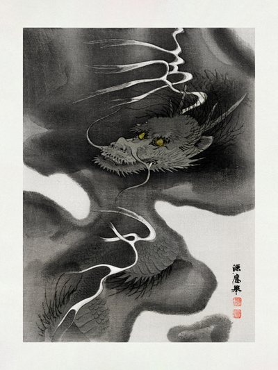 Dragon Envelope (1809–1892) af Morizumi Tsurana
