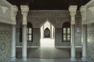 Indvendig udsigt over Kasbah af Thamiel glaoui af Moroccan School
