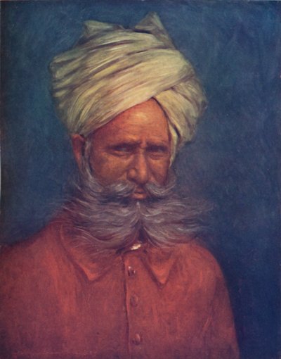 A Retainer from Central India, 1903dani af Mortimer L Menpes