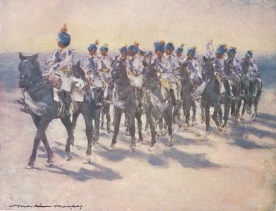 The Imperial Cadet Corps at the Durbar, 1903dani af Mortimer L Menpes