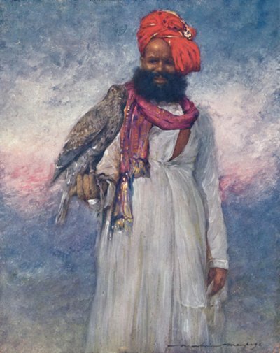 En høgemand fra Rajgarh, 1903 af Mortimer Ludington Menpes