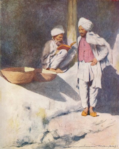 En lærd mand fra Peshawur, 1905 af Mortimer Ludington Menpes