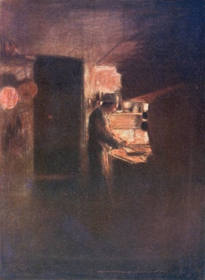 Et parisisk køkken af Mortimer Ludington Menpes