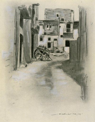 Øde huse af Mortimer Ludington Menpes