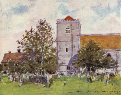 Dorchester Abbey af Mortimer Ludington Menpes