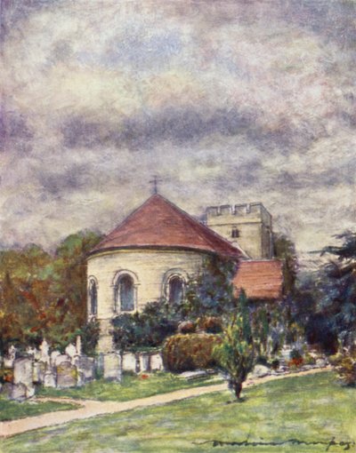 Goring Kirke af Mortimer Ludington Menpes