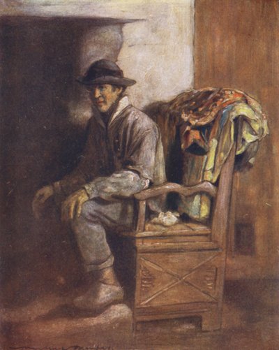 In the Ingle Nook (farvelitografi) af Mortimer Ludington Menpes