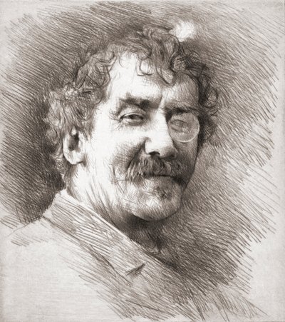 James McNeill Whistler, portræt. af Mortimer Ludington Menpes