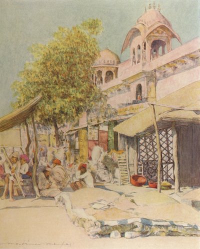 Jeypore og middag, 1905 af Mortimer Ludington Menpes