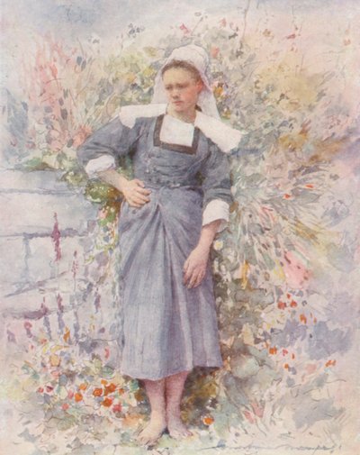 La Petite Marie (farvelitografi) af Mortimer Ludington Menpes