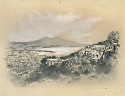 Napoli og bugten, 1903 af Mortimer Ludington Menpes