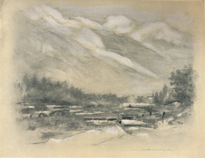 Nabolaget Chamounix, 1903 af Mortimer Ludington Menpes