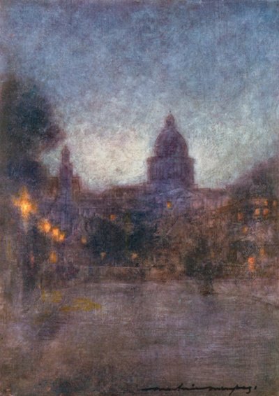 Paris by Night af Mortimer Ludington Menpes