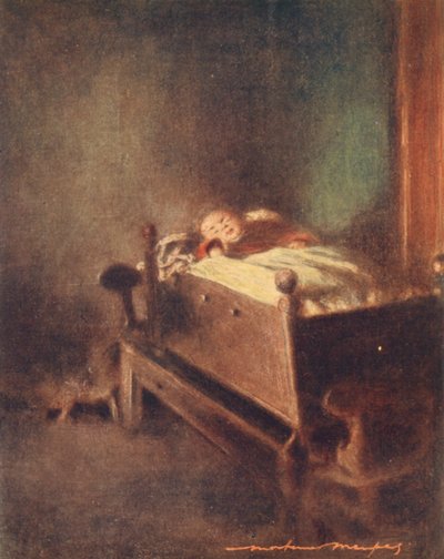 The Cradle (farvelitografi) af Mortimer Ludington Menpes