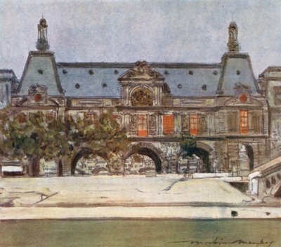 Louvre af Mortimer Ludington Menpes