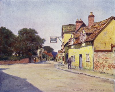 White Hart Hotel, Dorchester af Mortimer Ludington Menpes