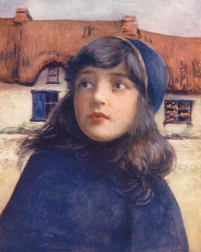 Verdens børn: Irish, Molly (farvelitografi) af Mortimer Ludington Menpes