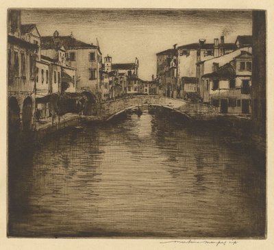En sidekanal, Venedig af Mortimer Menpes
