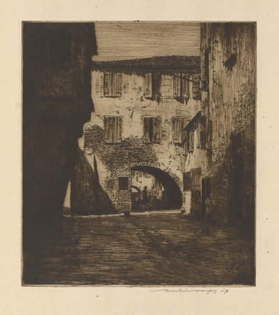 I en sidegade, Chioggia af Mortimer Menpes