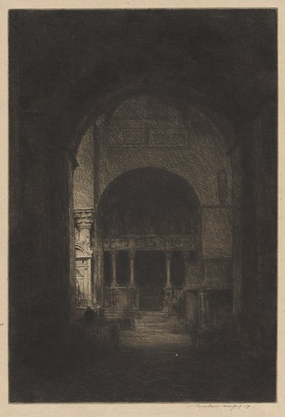 Interiør af St. Mark af Mortimer Menpes