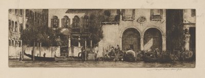 Palazzi ved kanalen af Mortimer Menpes