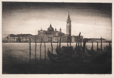 San Giorgio Maggiore, 1910. af Mortimer Menpes