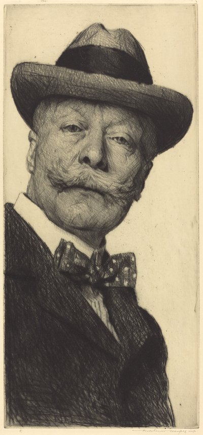 Selvportræt af Mortimer Menpes