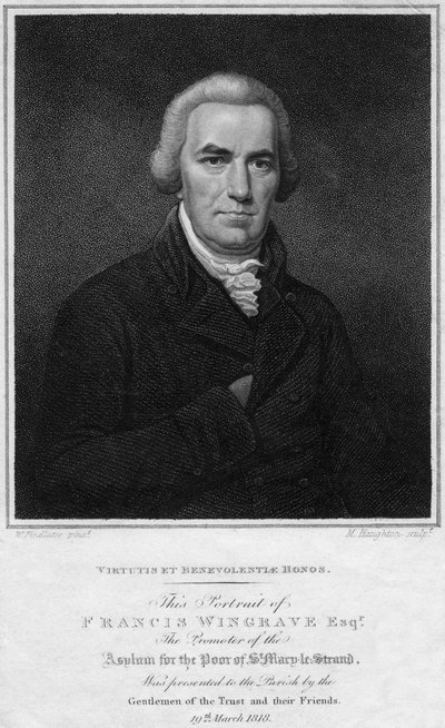 Francis Wingrave c1789-1823, 1818. af Moses Haughton