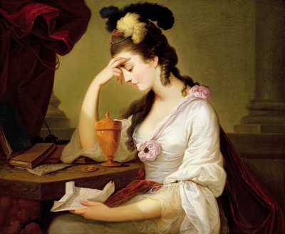 Sigismonda og Guiscardos hjerte af Moses Haughton
