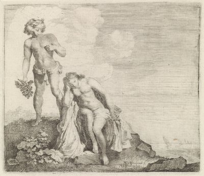 Bacchus finder Adriadne på Naxos af Moyses van Wtenbrouck