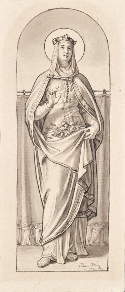 Sankt Elisabeth af Thüringen af Mór Than