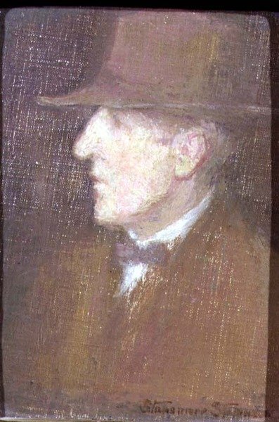 Portræt af Robert Macaulay Stevenson (olie på lærred) af Mrs Stanmore Leslie Dean Stevenson