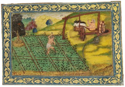 Pastoral scene af Mughal School