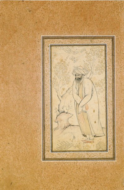 En stående Dervish af Muhammad Muhsin