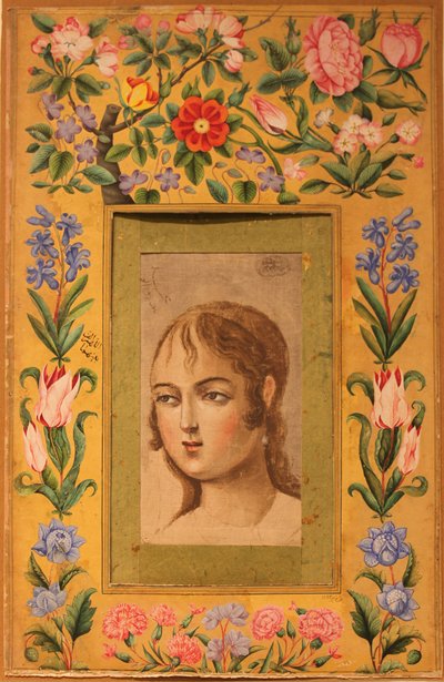Maleri af en ung skønhed, 1740